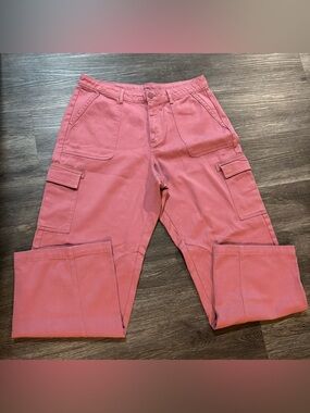 PINK Victoria's Secret Rose Pink Cargo Pants